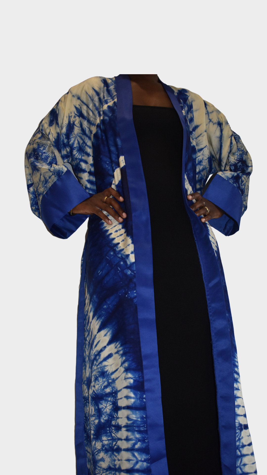 Sapphire & Ice Kimono African Print Kimono