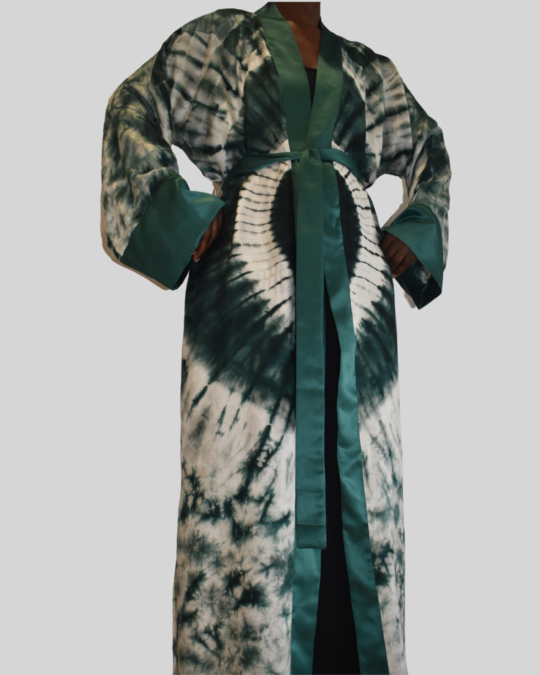 Jade Women's African Print Kimono