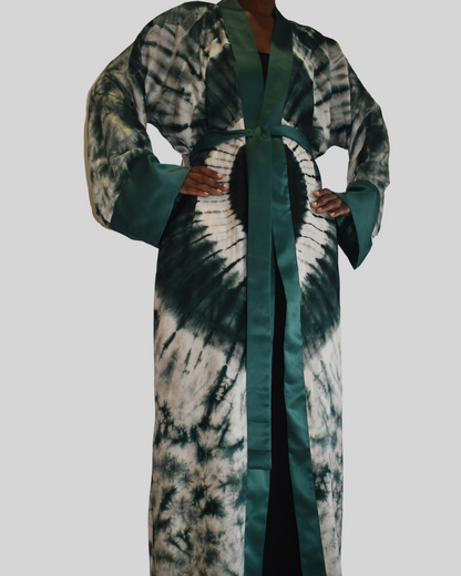 Jade Women's African Print Kimono